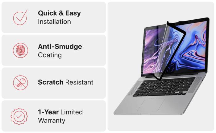 Shop and buy Ghostek Screen Protector for MacBook Air 15" (2023)| KURUMIZ online with great deals and sales prices with fast and safe shipping. KURUMIZ is the largest Singapore official authorised retailer for the largest collection of mobile premium accessories.