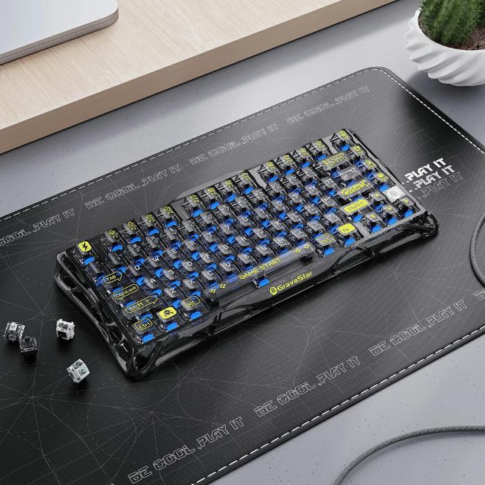 Shop and buy GravaStar Mercury K1 Lite 75% Wireless Mechanical Gaming Keyboard| KURUMIZ online with great deals and sales prices with fast and safe shipping. KURUMIZ is the largest Singapore official authorised retailer for the largest collection of mobile premium accessories.