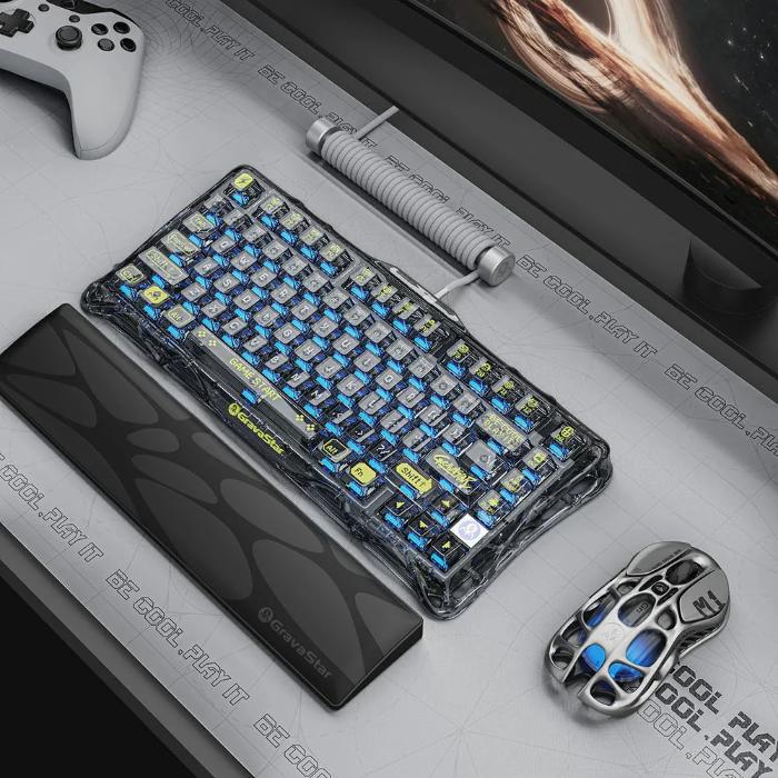 Shop and buy GravaStar Mercury K1 Lite 75% Wireless Mechanical Gaming Keyboard| KURUMIZ online with great deals and sales prices with fast and safe shipping. KURUMIZ is the largest Singapore official authorised retailer for the largest collection of mobile premium accessories.