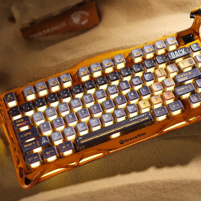 GravaStar Mercury K1 Pro 75% Wireless Mechanical Gaming Keyboard Special Edition