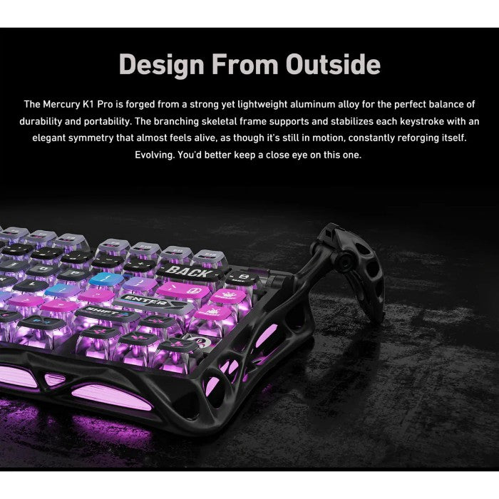 Shop and buy GravaStar Mercury K1 Pro 75% Wireless Mechanical Gaming Keyboard| KURUMIZ online with great deals and sales prices with fast and safe shipping. KURUMIZ is the largest Singapore official authorised retailer for the largest collection of mobile premium accessories.