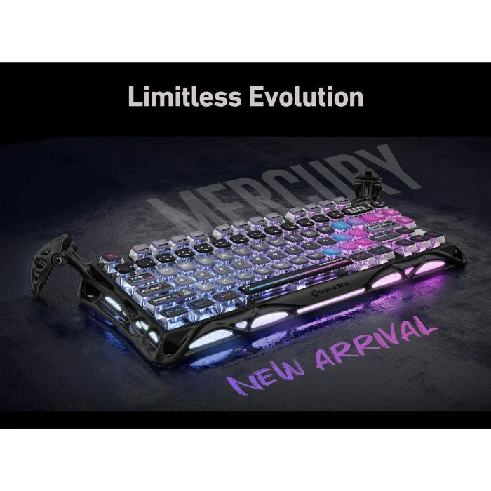 Shop and buy GravaStar Mercury K1 Pro 75% Wireless Mechanical Gaming Keyboard| KURUMIZ online with great deals and sales prices with fast and safe shipping. KURUMIZ is the largest Singapore official authorised retailer for the largest collection of mobile premium accessories.