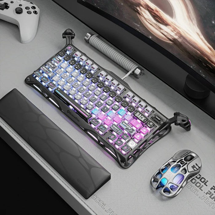 Shop and buy GravaStar Mercury K1 Pro 75% Wireless Mechanical Gaming Keyboard| KURUMIZ online with great deals and sales prices with fast and safe shipping. KURUMIZ is the largest Singapore official authorised retailer for the largest collection of mobile premium accessories.