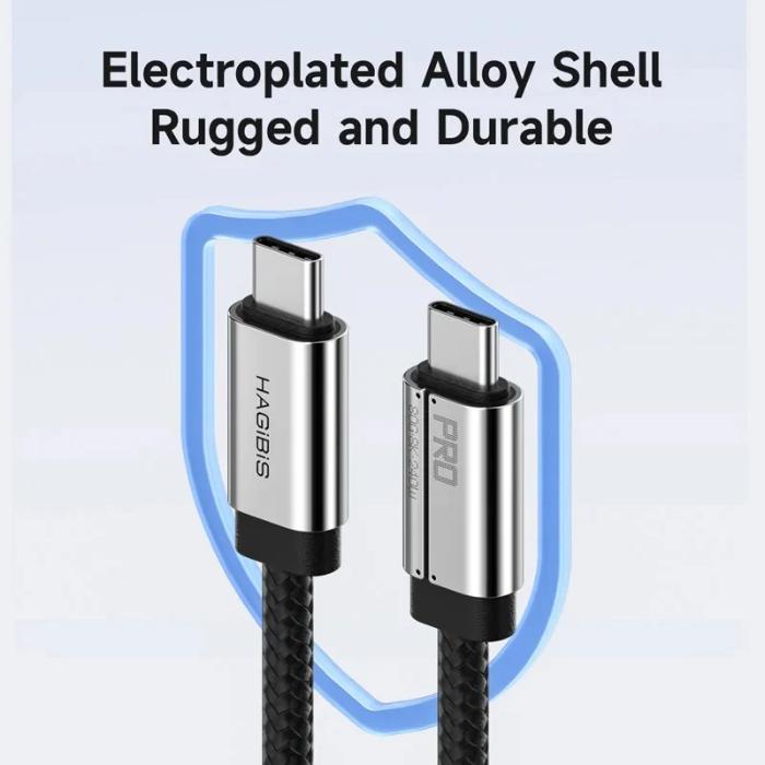 Shop and buy HAGIBIS UC4X 240W USB-C Full Function Fast Charging Cable| KURUMIZ online with great deals and sales prices with fast and safe shipping. KURUMIZ is the largest Singapore official authorised retailer for the largest collection of mobile premium accessories.