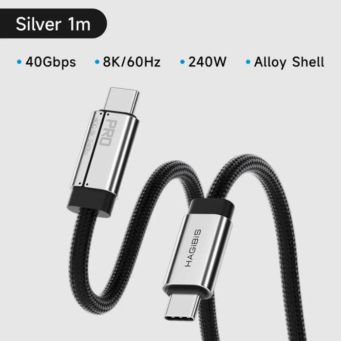 Shop and buy HAGIBIS UC4X 240W USB-C Full Function Fast Charging Cable| KURUMIZ online with great deals and sales prices with fast and safe shipping. KURUMIZ is the largest Singapore official authorised retailer for the largest collection of mobile premium accessories.