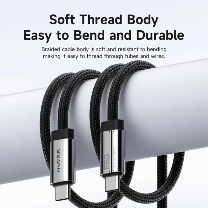 Shop and buy HAGIBIS UC4X 240W USB-C Full Function Fast Charging Cable| KURUMIZ online with great deals and sales prices with fast and safe shipping. KURUMIZ is the largest Singapore official authorised retailer for the largest collection of mobile premium accessories.