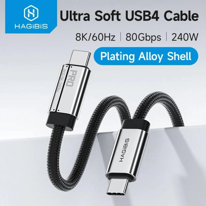 Shop and buy HAGIBIS UC4X 240W USB-C Full Function Fast Charging Cable| KURUMIZ online with great deals and sales prices with fast and safe shipping. KURUMIZ is the largest Singapore official authorised retailer for the largest collection of mobile premium accessories.