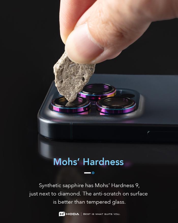 Shop and buy HODA Sapphire Lens Protector for iPhone 16 Pro/16 Pro Max (2024)| KURUMIZ online with great deals and sales prices with fast and safe shipping. KURUMIZ is the largest Singapore official authorised retailer for the largest collection of mobile premium accessories.