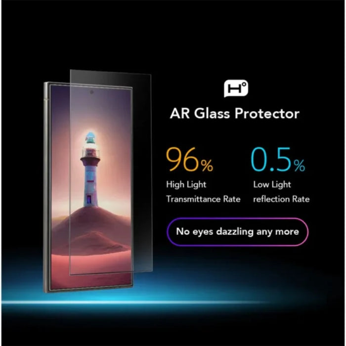 Hoda Anti-Reflection Full Coverage Tempered Glass Screen Protector for Samsung Galaxy S26 Ultra (2026)