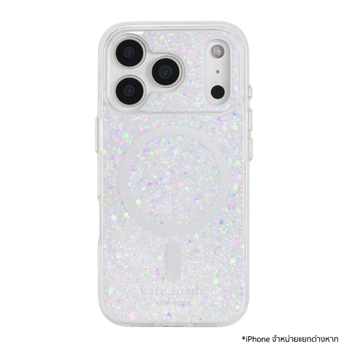 Kate Spade New York Chunky Glitter Magnetic Case for iPhone 17 Pro 6.3" (2025)