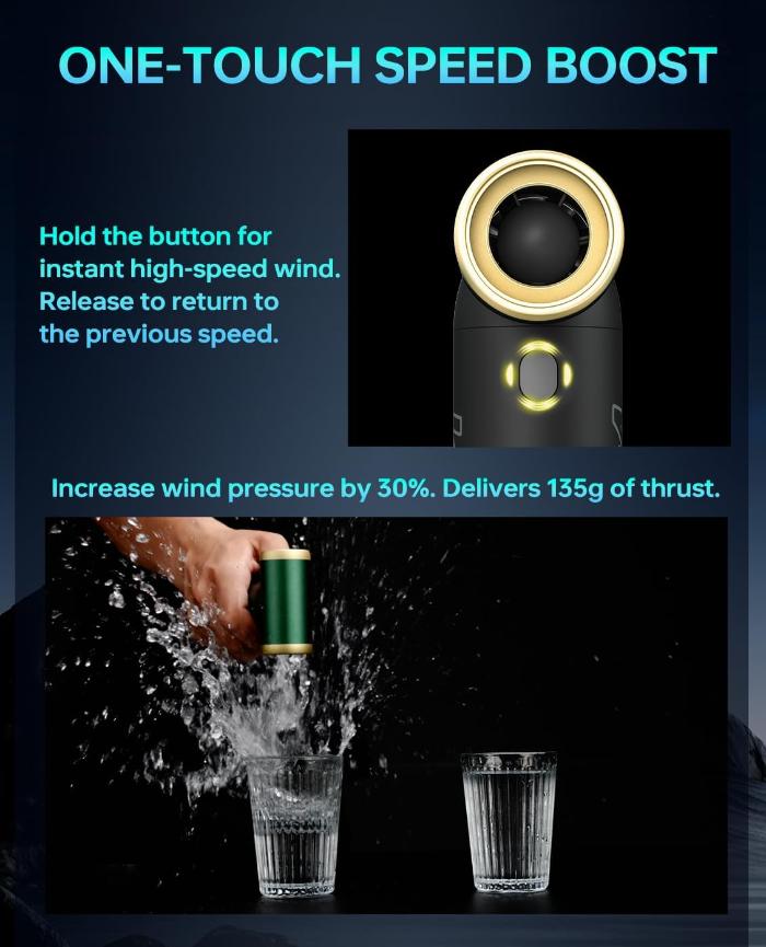 Shop and buy KiCA Turbo Boost & Portable Jet Fan 2S with 117,000 RPM Wind Speed| KURUMIZ online with great deals and sales prices with fast and safe shipping. KURUMIZ is the largest Singapore official authorised retailer for the largest collection of mobile premium accessories.