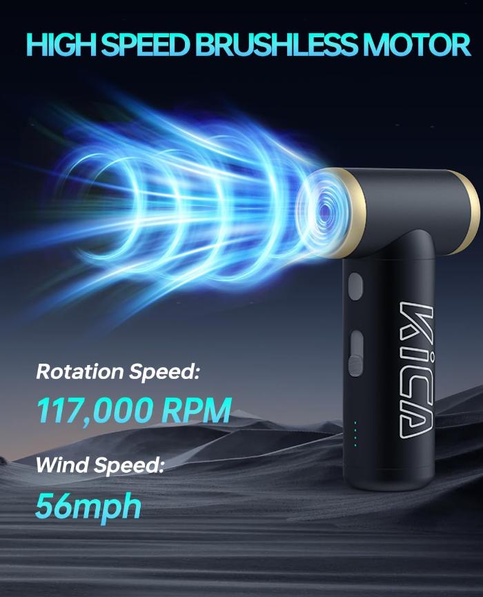Shop and buy KiCA Turbo Boost & Portable Jet Fan 2S with 117,000 RPM Wind Speed| KURUMIZ online with great deals and sales prices with fast and safe shipping. KURUMIZ is the largest Singapore official authorised retailer for the largest collection of mobile premium accessories.
