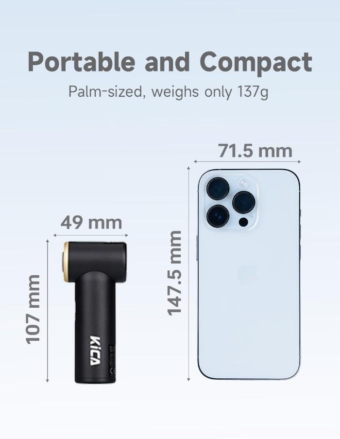 Shop and buy KiCA Ultra-Compact & Portable Jet Fan Mini with 14Hrs Long Time Battery| KURUMIZ online with great deals and sales prices with fast and safe shipping. KURUMIZ is the largest Singapore official authorised retailer for the largest collection of mobile premium accessories.