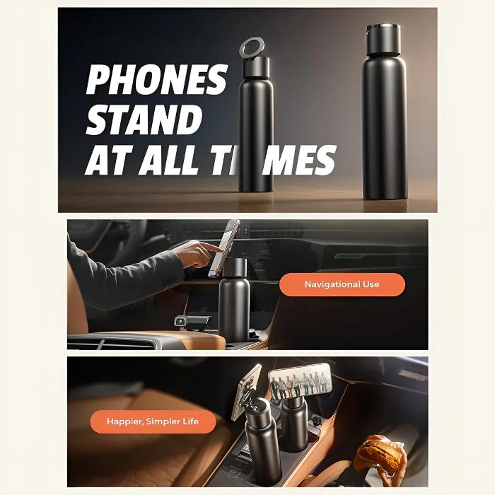 Shop and buy LISEN Magnetic Magsafe Bottle 750ml, 304 Stainless Steel| KURUMIZ online with great deals and sales prices with fast and safe shipping. KURUMIZ is the largest Singapore official authorised retailer for the largest collection of mobile premium accessories.