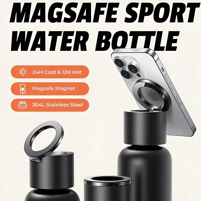 Shop and buy LISEN Magnetic Magsafe Bottle 750ml, 304 Stainless Steel| KURUMIZ online with great deals and sales prices with fast and safe shipping. KURUMIZ is the largest Singapore official authorised retailer for the largest collection of mobile premium accessories.