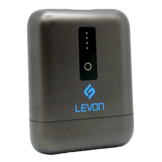 Black Levon ReMini PD30w QC3.0 Fast Charge PowerBank on a white background