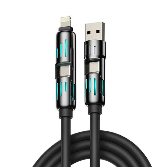 Shop and buy MFISH Armored Dragon 4-in-1 240W Fast Charging Cable 2m| KURUMIZ online with great deals and sales prices with fast and safe shipping. KURUMIZ is the largest Singapore official authorised retailer for the largest collection of mobile premium accessories.