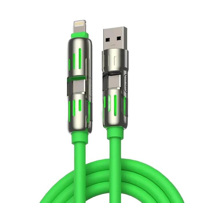 Shop and buy MFISH Armored Dragon 4-in-1 240W Fast Charging Cable 2m| KURUMIZ online with great deals and sales prices with fast and safe shipping. KURUMIZ is the largest Singapore official authorised retailer for the largest collection of mobile premium accessories.