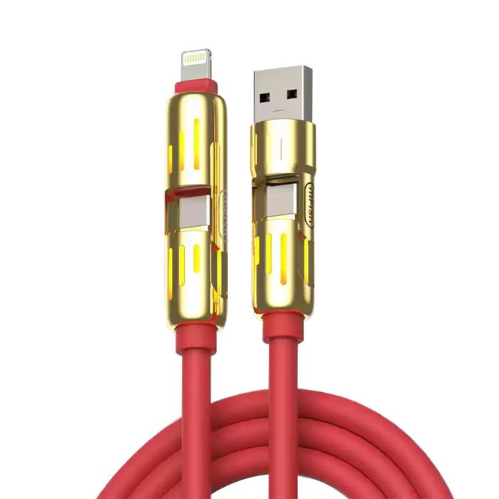 Shop and buy MFISH Armored Dragon 4-in-1 240W Fast Charging Cable 2m| KURUMIZ online with great deals and sales prices with fast and safe shipping. KURUMIZ is the largest Singapore official authorised retailer for the largest collection of mobile premium accessories.
