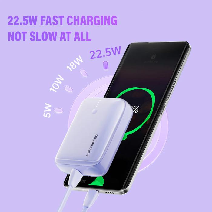 Shop and buy MOVESPEED YSPBQ10 22.5W 10000mAh Wireless Power Bank| KURUMIZ online with great deals and sales prices with fast and safe shipping. KURUMIZ is the largest Singapore official authorised retailer for the largest collection of mobile premium accessories.
