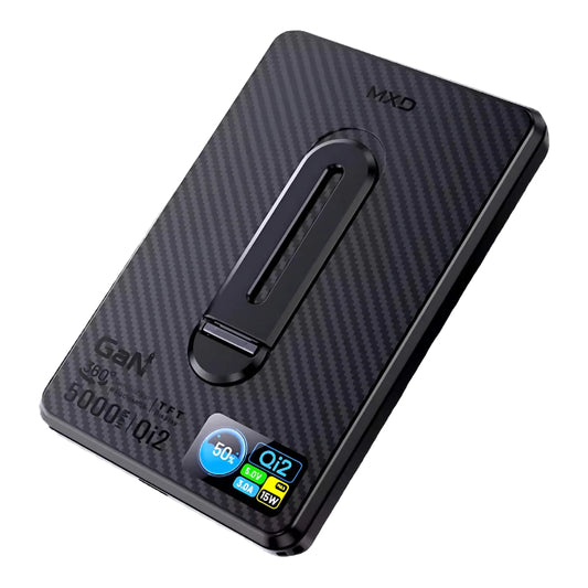 MXD i10Pro 5000mAh / 10000mAh Qi2 Ultra Thin Magnetic Wireless Power Bank with Stand