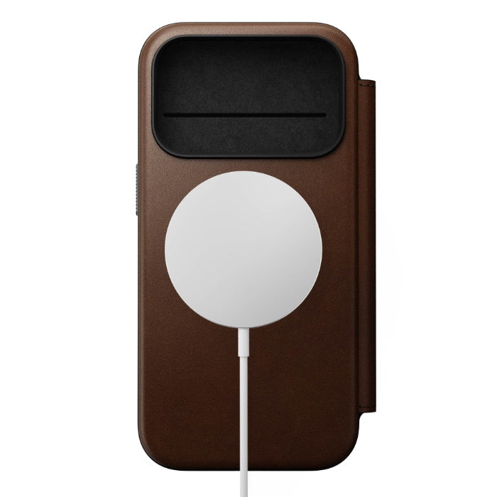 NOMAD Modern Leather Folio Case for iPhone 17 Pro 6.3" (2025) by Nomad Leather