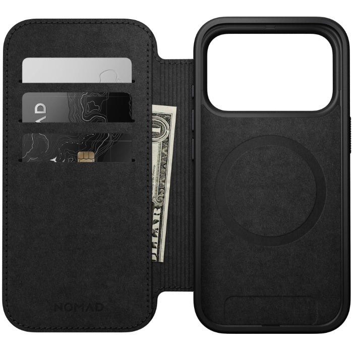 NOMAD Modern Leather Folio Case for iPhone 17 Pro 6.3" (2025) by Nomad Leather