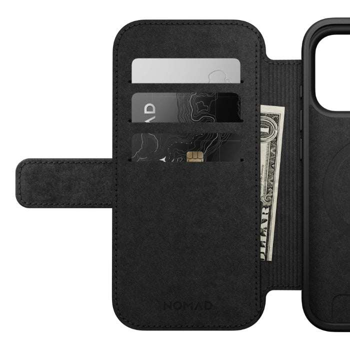 NOMAD Modern Leather Folio Case for iPhone 17 Pro 6.3" (2025) by Nomad Leather