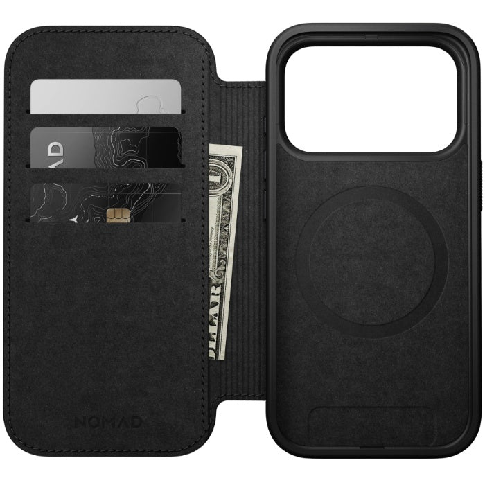 NOMAD Modern Leather Folio Case for iPhone 17 Pro 6.3" (2025) by Nomad Leather