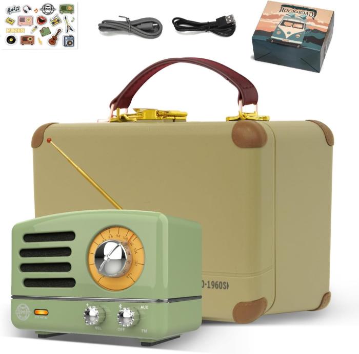 Muzen OTR Metal Series Gift-Box Portable Bluetooth Radio Speaker With Type-C