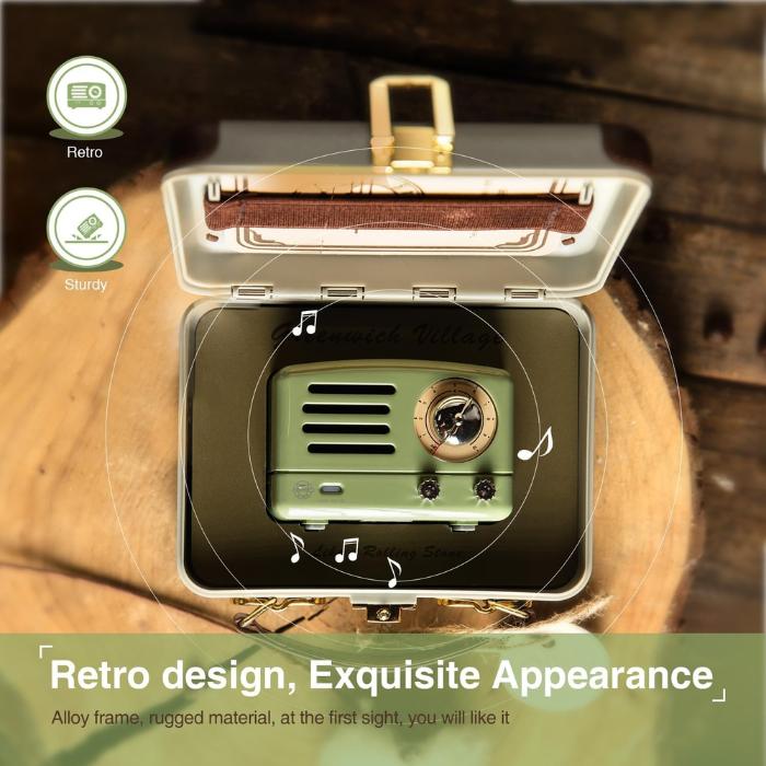 Muzen OTR Metal Series Gift-Box Portable Bluetooth Radio Speaker With Type-C