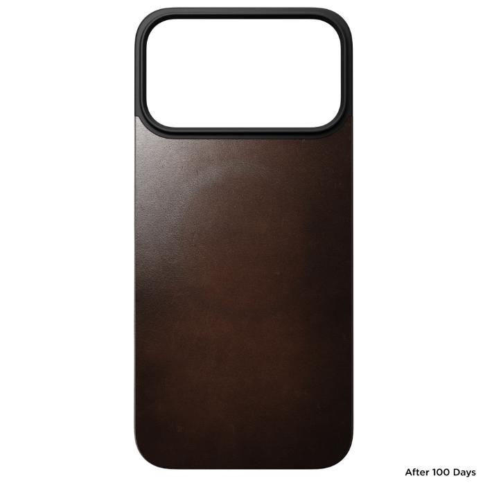 NOMAD Magnetic Leather Back Case for iPhone 17 Pro Max 6.9" (2025) by Horween® Leather