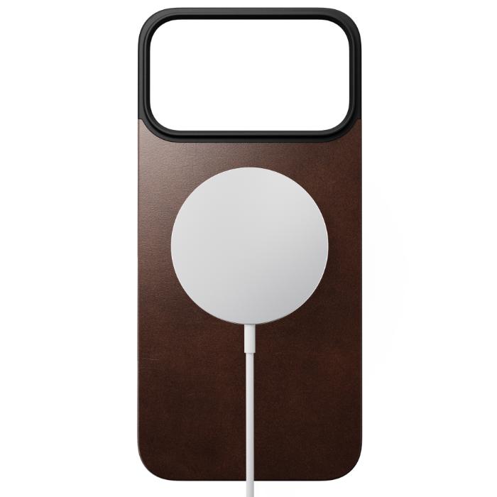 NOMAD Magnetic Leather Back Case for iPhone 17 Pro Max 6.9" (2025) by Horween® Leather