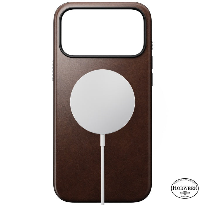 NOMAD Modern Leather Case for iPhone 17 Pro Max 6.9" (2025) by Horween® Leather