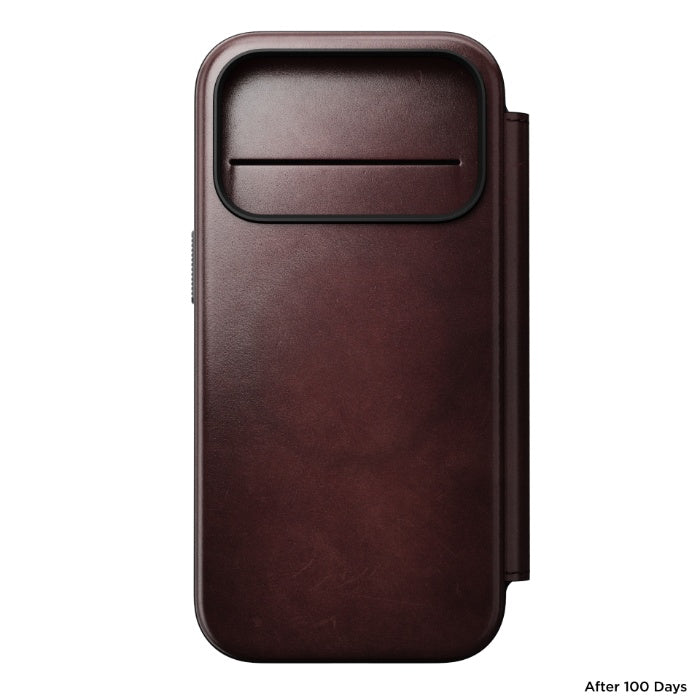 NOMAD Modern Leather Folio Case for iPhone 17 Pro 6.3" (2025) by Horween® Leather