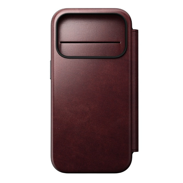 NOMAD Modern Leather Folio Case for iPhone 17 Pro 6.3" (2025) by Horween® Leather