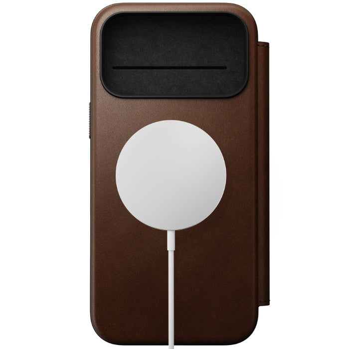 NOMAD Modern Leather Folio Case for iPhone 17 Pro Max 6.9" (2025) by Nomad Leather
