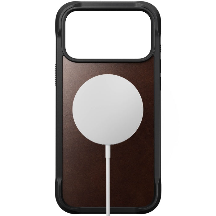 NOMAD Rugged Leather Case for iPhone 17 Pro 6.3" (2025) by Horween® Leather