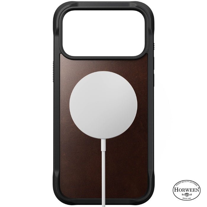 NOMAD Rugged Leather Case for iPhone 17 Pro 6.3" (2025) by Horween® Leather