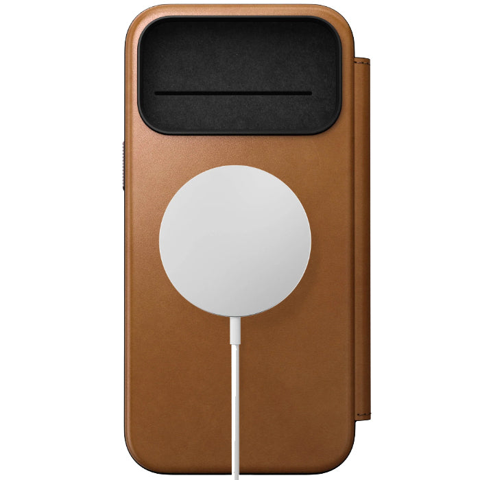 NOMAD Modern Leather Folio Case for iPhone 17 Pro Max 6.9" (2025) by Nomad Leather