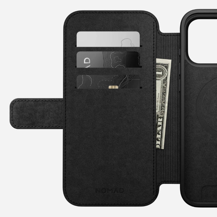 NOMAD Modern Leather Folio Case for iPhone 17 Pro Max 6.9" (2025) by Nomad Leather