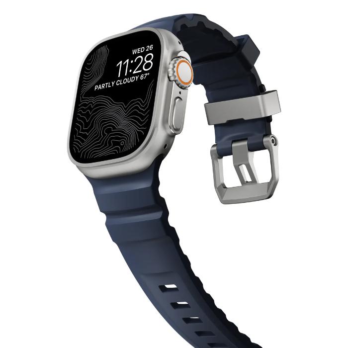 Shop and buy Nomad Rocky Point Band for Apple Watch Ultra/Ultra 2 49mm/46mm/45mm/44mm| KURUMIZ online with great deals and sales prices with fast and safe shipping. KURUMIZ is the largest Singapore official authorised retailer for the largest collection of mobile premium accessories.