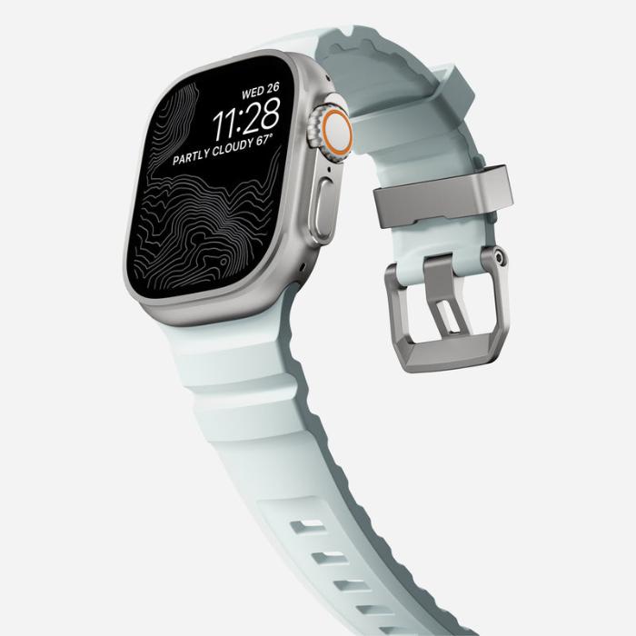 Shop and buy Nomad Rocky Point Band for Apple Watch Ultra/Ultra 2 49mm/46mm/45mm/44mm| KURUMIZ online with great deals and sales prices with fast and safe shipping. KURUMIZ is the largest Singapore official authorised retailer for the largest collection of mobile premium accessories.