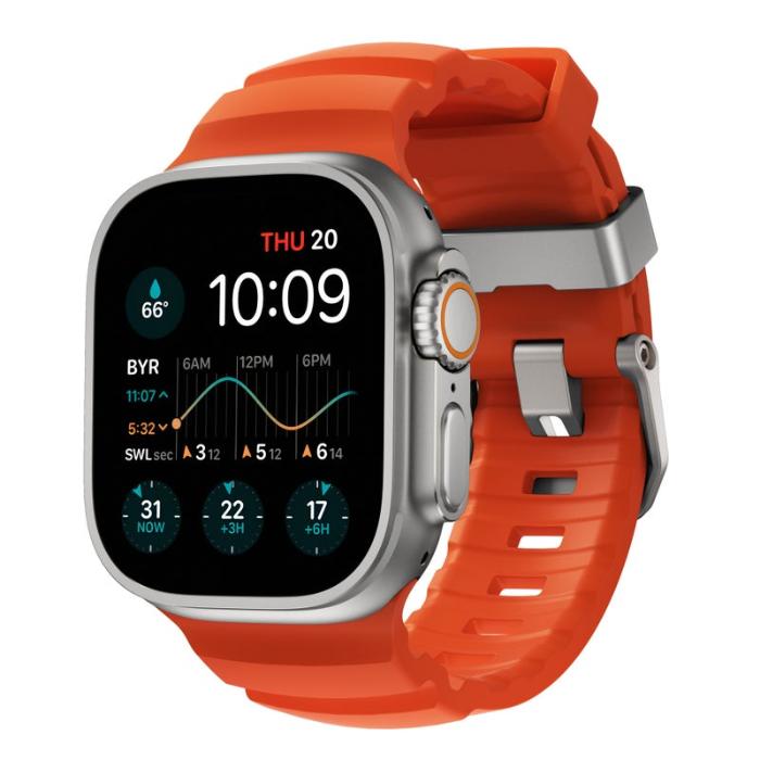 Shop and buy Nomad Rocky Point Band for Apple Watch Ultra/Ultra 2 49mm/46mm/45mm/44mm| KURUMIZ online with great deals and sales prices with fast and safe shipping. KURUMIZ is the largest Singapore official authorised retailer for the largest collection of mobile premium accessories.