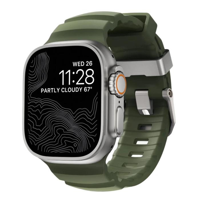 Shop and buy Nomad Rocky Point Band for Apple Watch Ultra/Ultra 2 49mm/46mm/45mm/44mm| KURUMIZ online with great deals and sales prices with fast and safe shipping. KURUMIZ is the largest Singapore official authorised retailer for the largest collection of mobile premium accessories.
