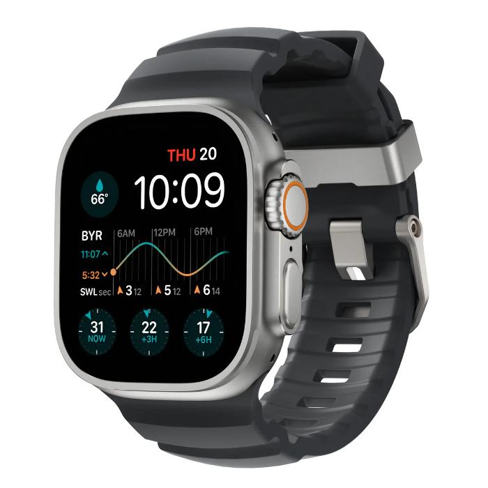Shop and buy Nomad Rocky Point Band for Apple Watch Ultra/Ultra 2 49mm/46mm/45mm/44mm| KURUMIZ online with great deals and sales prices with fast and safe shipping. KURUMIZ is the largest Singapore official authorised retailer for the largest collection of mobile premium accessories.