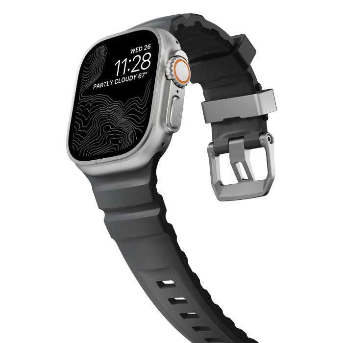 Shop and buy Nomad Rocky Point Band for Apple Watch Ultra/Ultra 2 49mm/46mm/45mm/44mm| KURUMIZ online with great deals and sales prices with fast and safe shipping. KURUMIZ is the largest Singapore official authorised retailer for the largest collection of mobile premium accessories.
