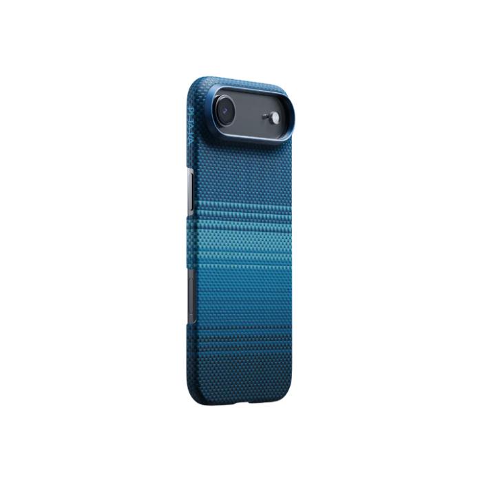 Moonrise PITAKA Ultra-Slim Case for iPhone 17 Air 6.6" (2025) with PitaTap on a white background