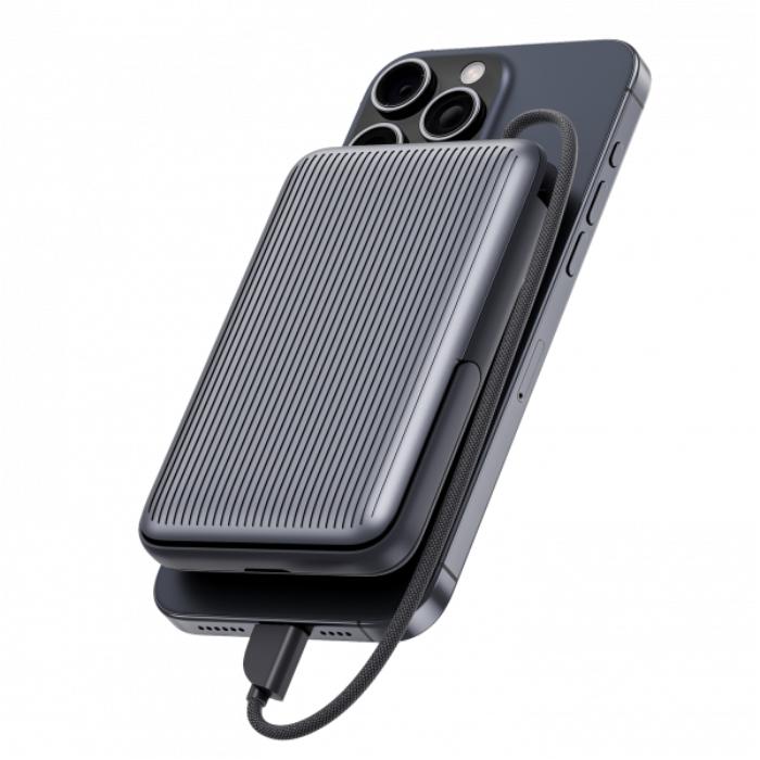 Shop and buy PROOVE Moon Rock 22.5W 10000mAh Magnetic PowerBank with Stand and Integrated Type C Cable (Apple Watch Charging Compatible)| KURUMIZ online with great deals and sales prices with fast and safe shipping. KURUMIZ is the largest Singapore official authorised retailer for the largest collection of mobile premium accessories.