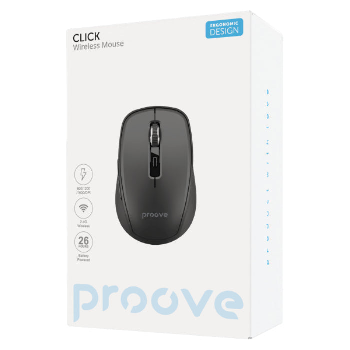 Shop and buy PROOVE Click Wireless Ergonomic Mouse| KURUMIZ online with great deals and sales prices with fast and safe shipping. KURUMIZ is the largest Singapore official authorised retailer for the largest collection of mobile premium accessories.